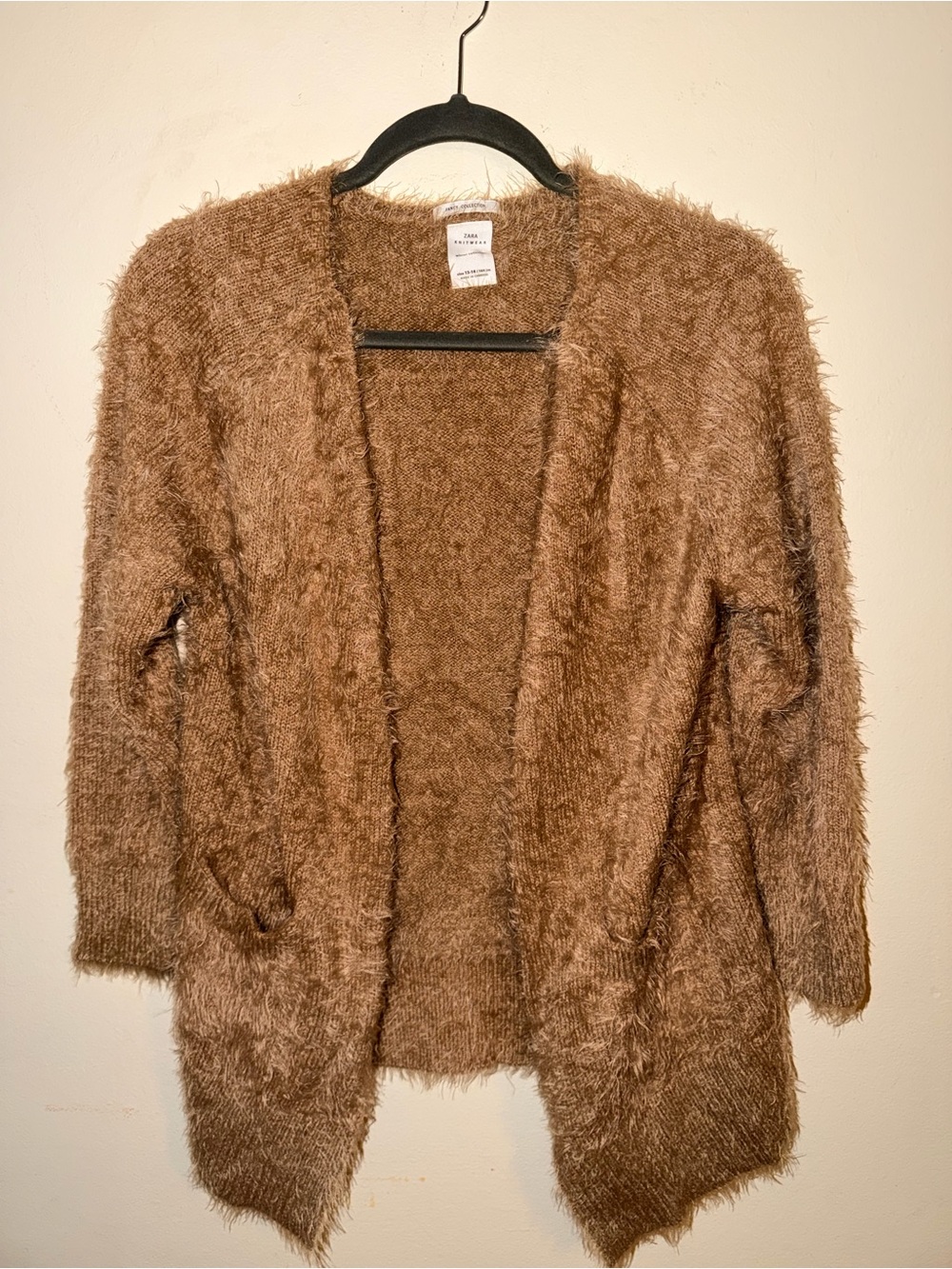 Zara Knitwear Fancy Collection Girls Fuzzy Cardigan 13-14Y